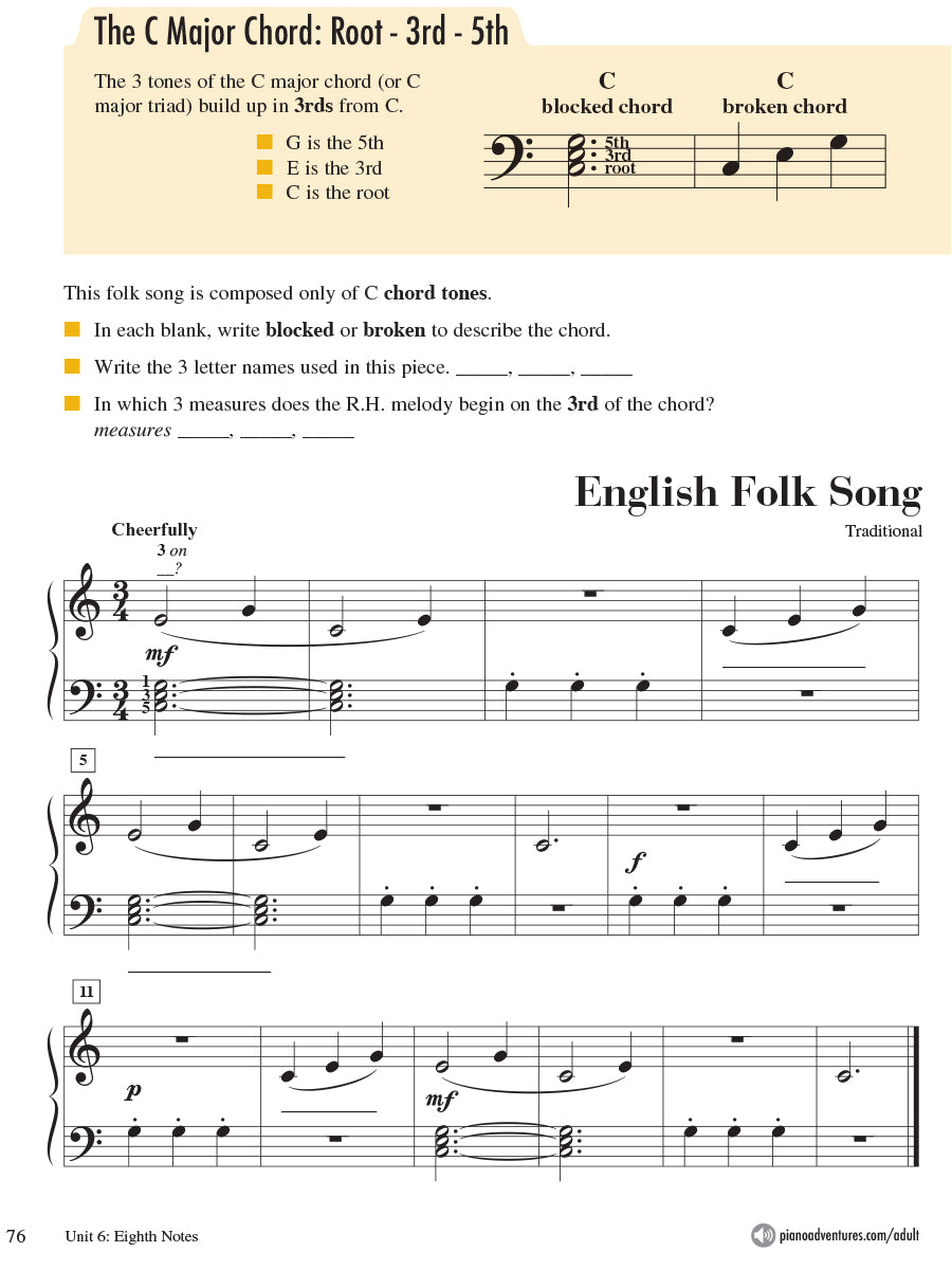 Adult Piano Adventures All-in-One Course Book 1