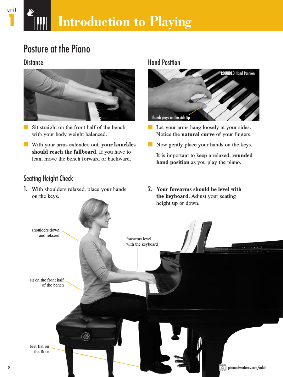 Adult Piano Adventures All-in-One Course Book 1