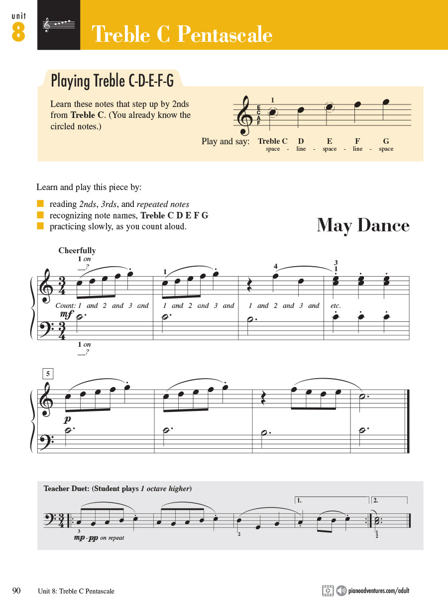 Adult Piano Adventures All-in-One Course Book 1