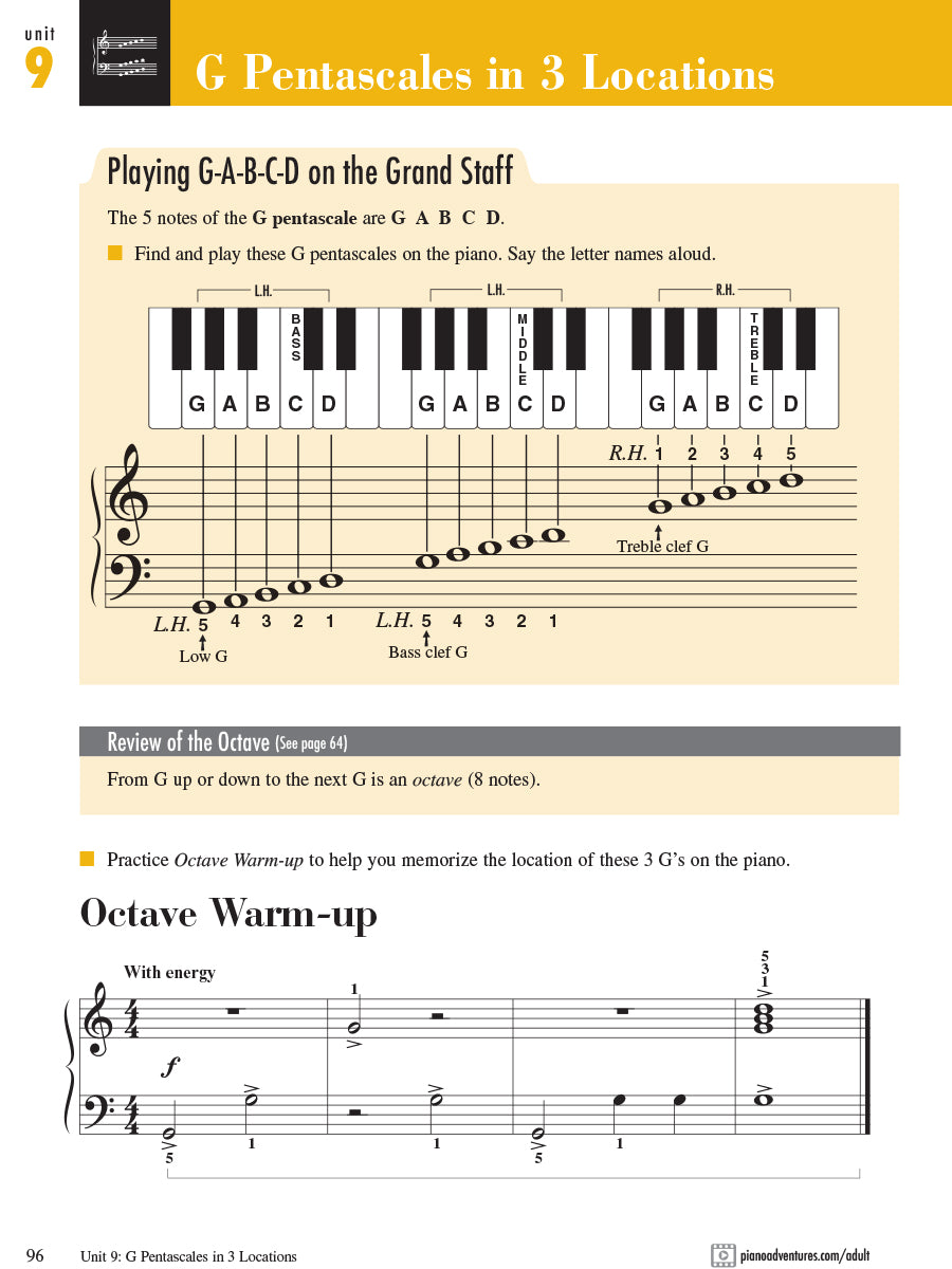 Adult Piano Adventures All-in-One Course Book 1