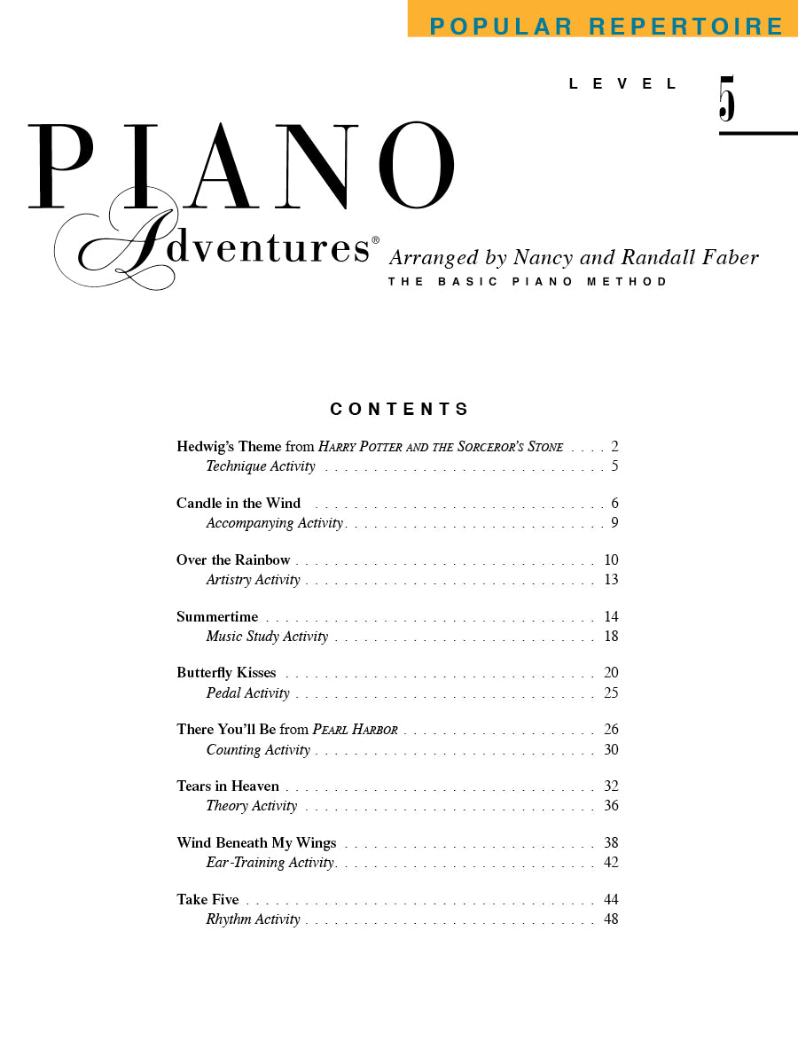 Piano Adventures® Level 5 Popular Repertoire