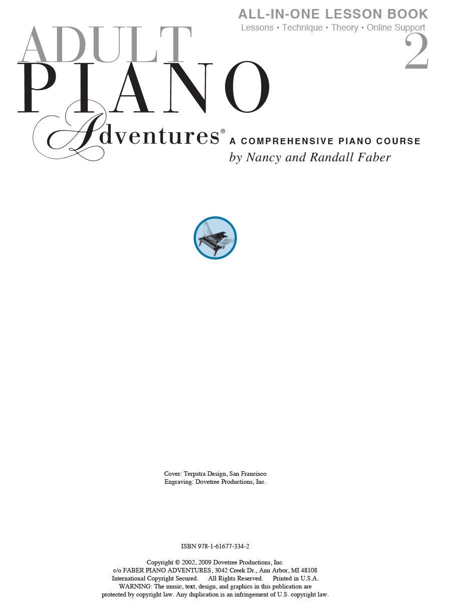 Adult Piano Adventures® All-in-One Course Book 2