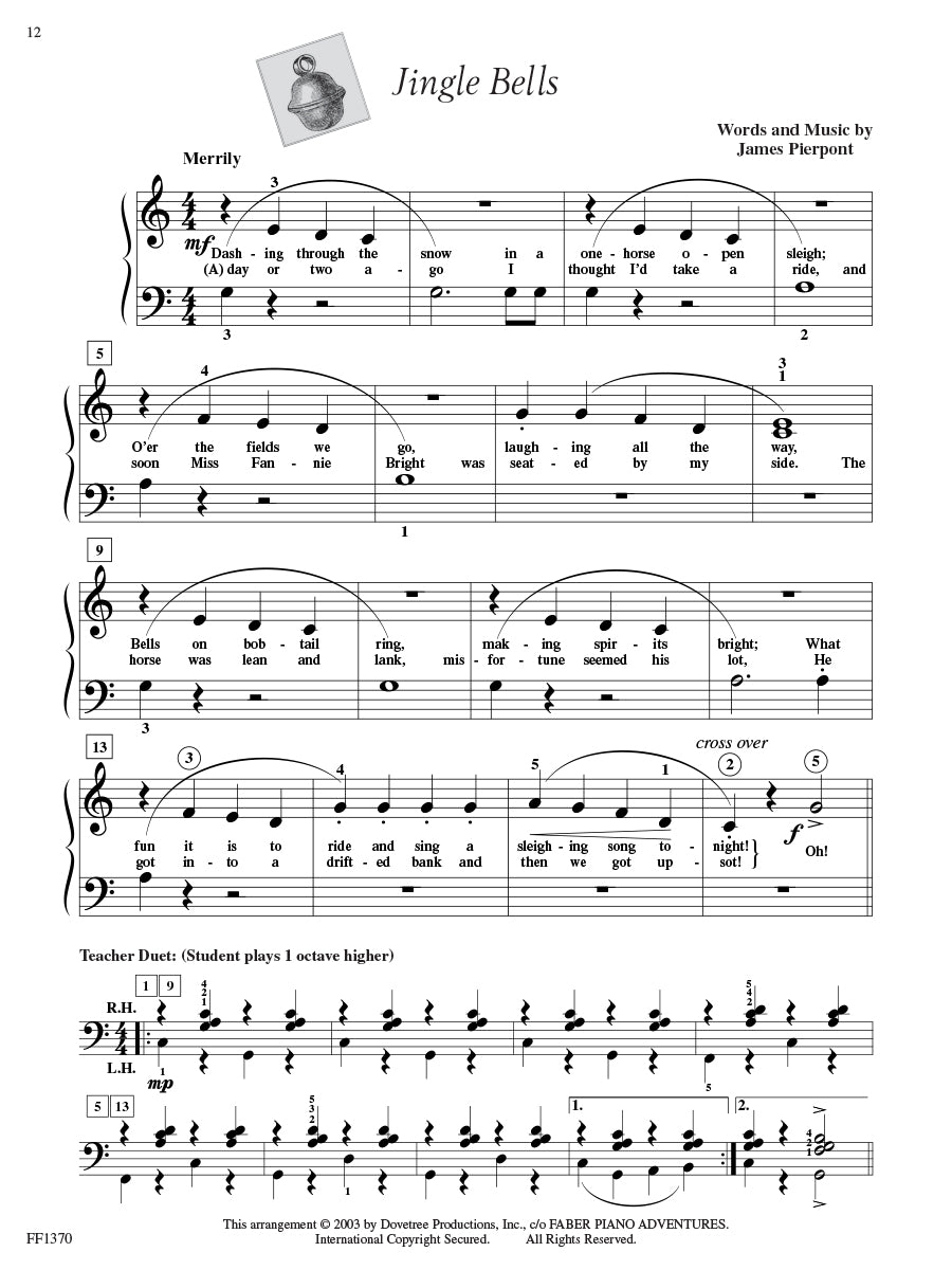 Adult Piano Adventures Christmas Book 1