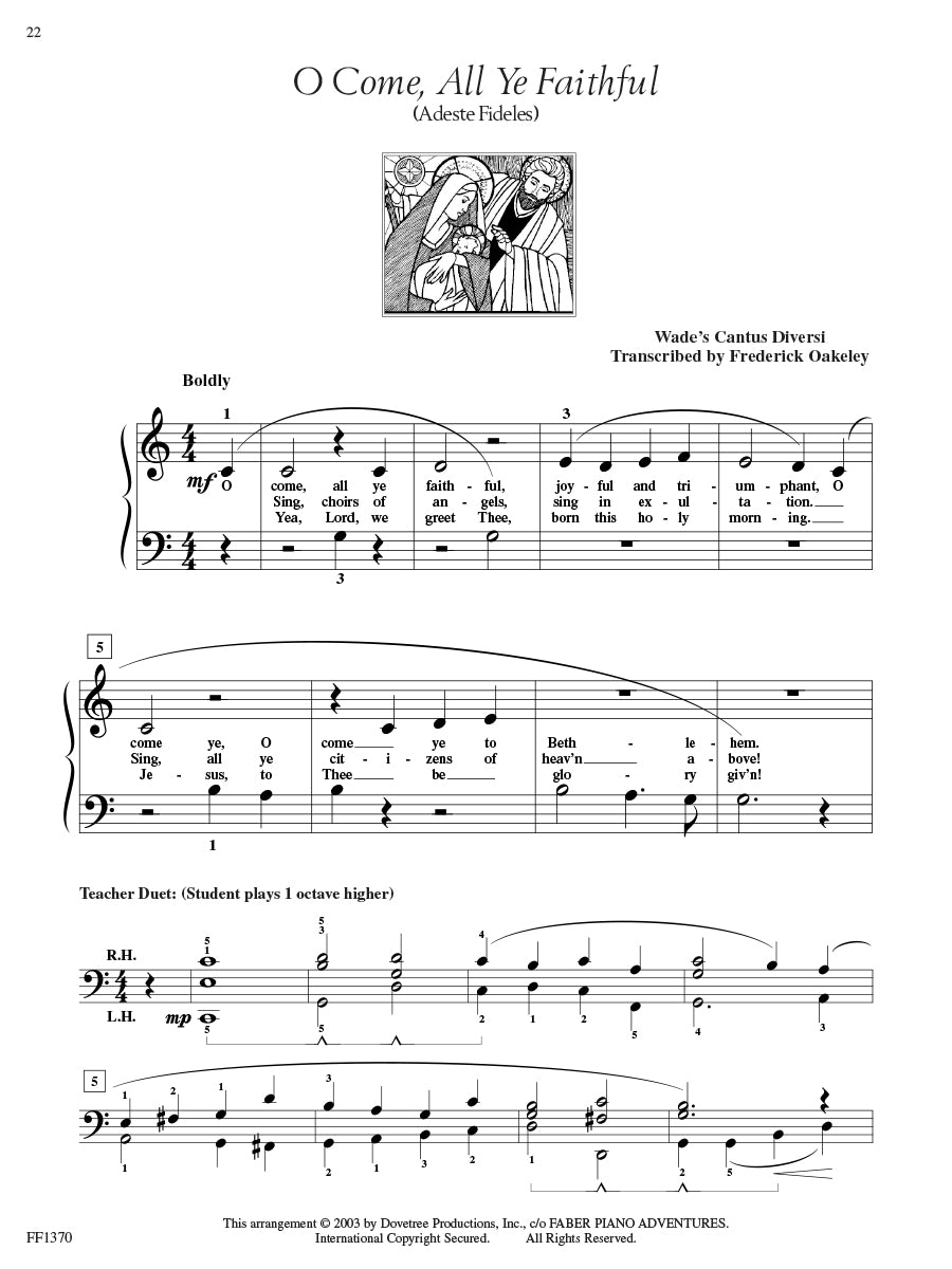 Adult Piano Adventures Christmas Book 1