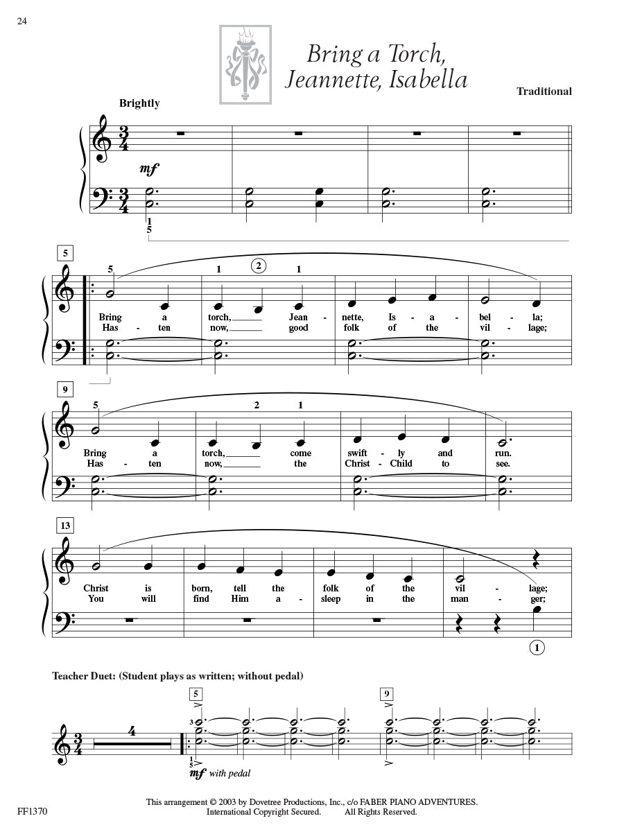 Adult Piano Adventures Christmas Book 1