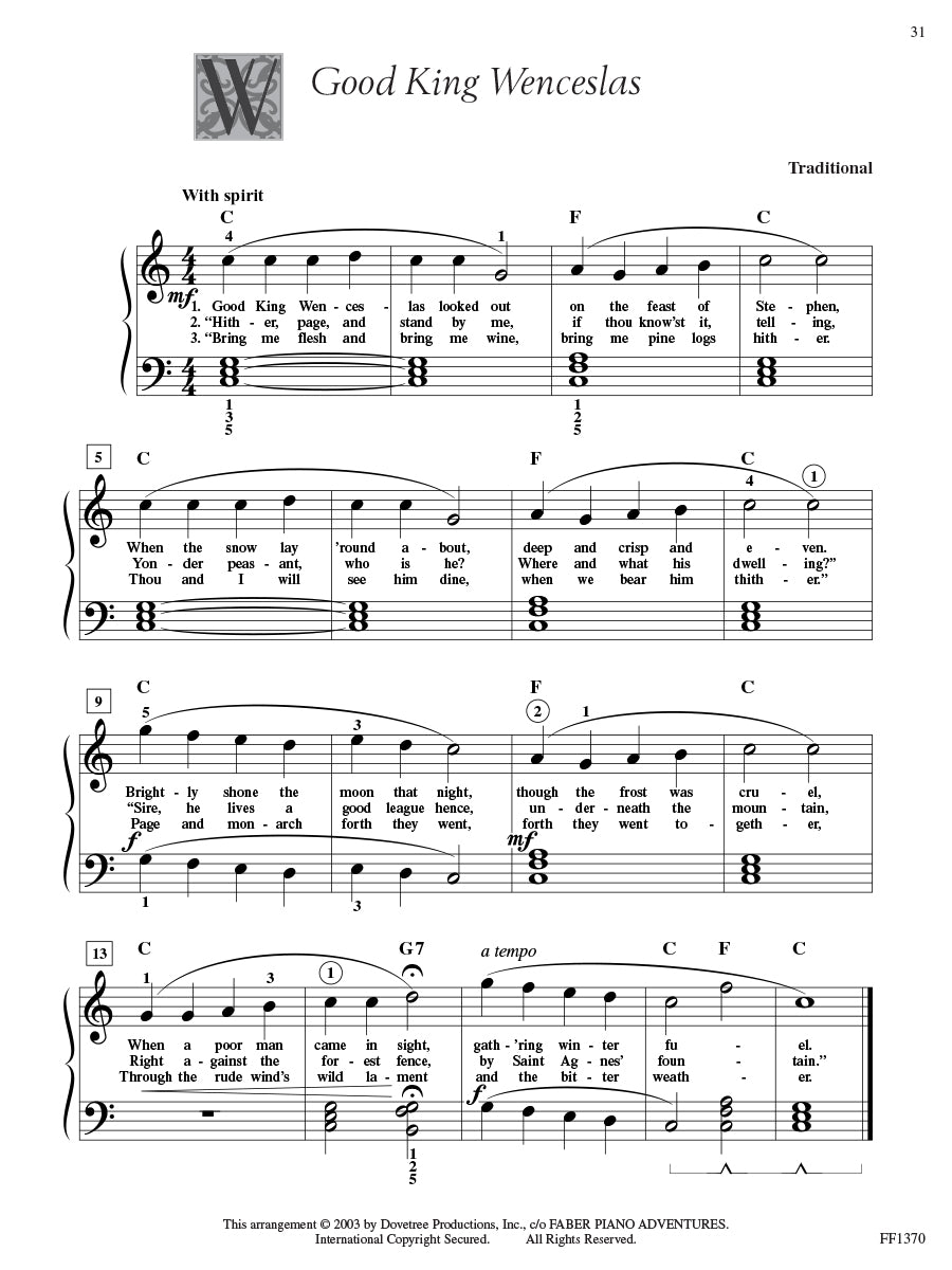 Adult Piano Adventures Christmas Book 1