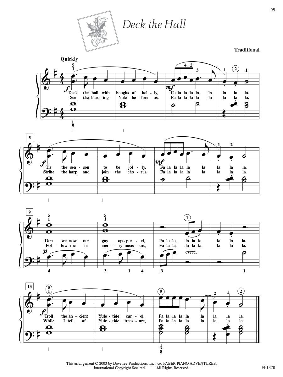 Adult Piano Adventures Christmas Book 1