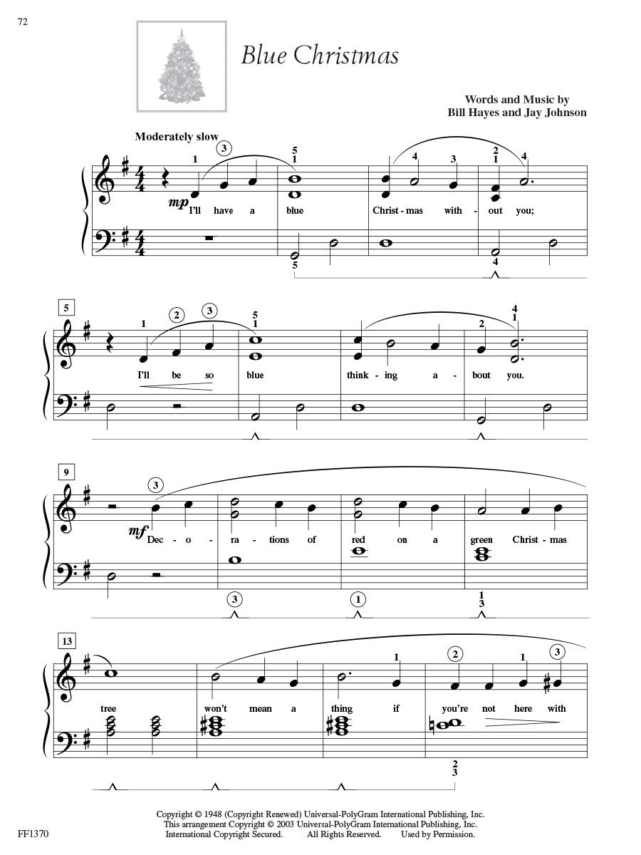 Adult Piano Adventures Christmas Book 1