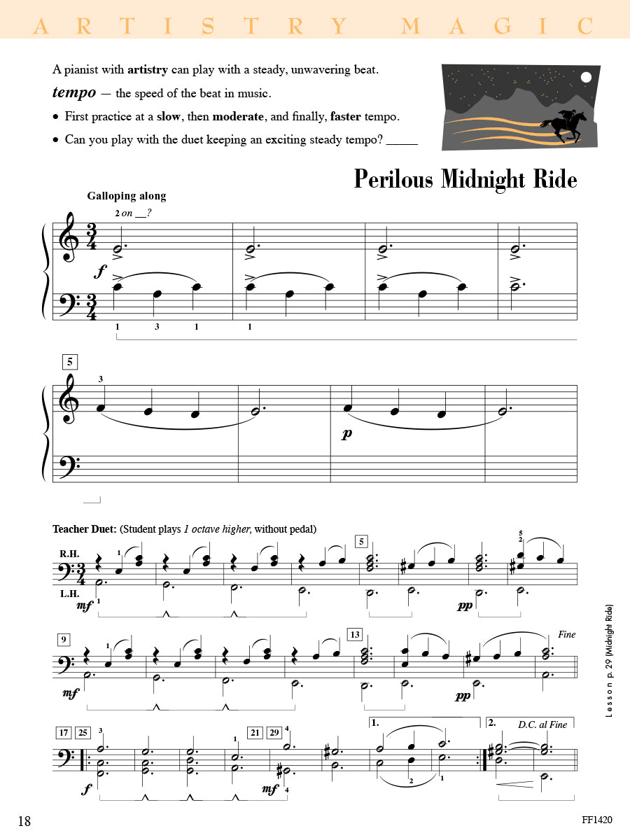 Accelerated Piano Adventures® Technique & Artistry Book 1