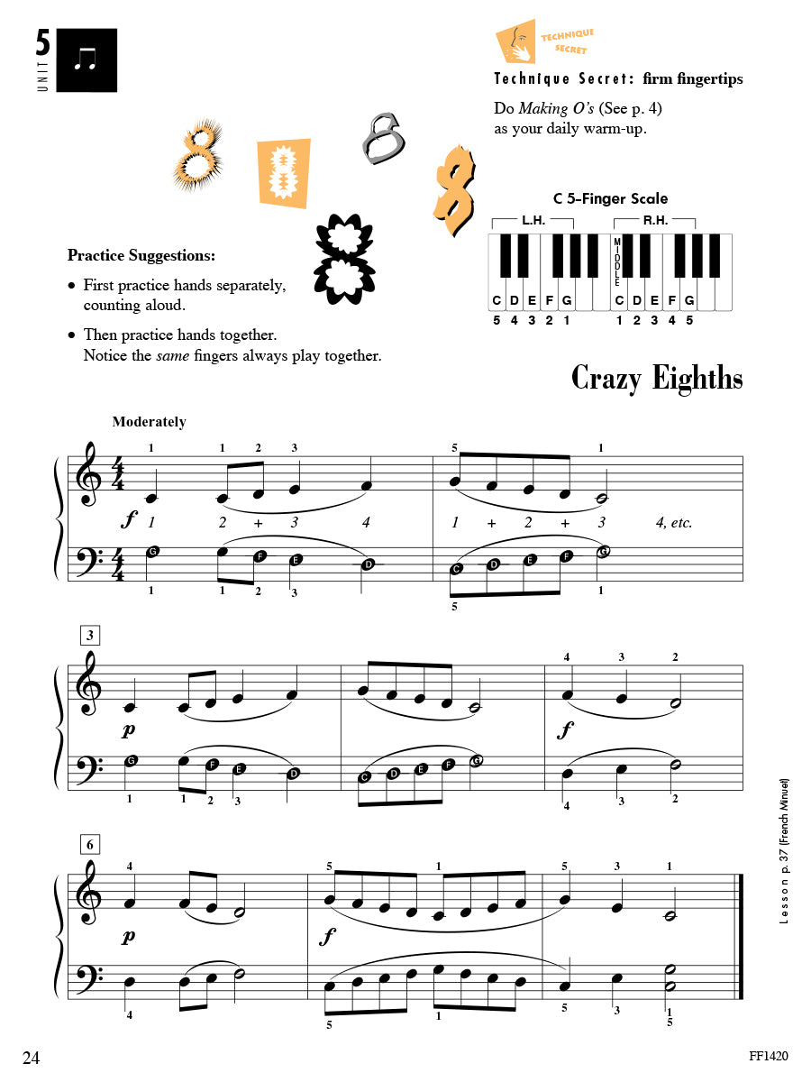 Accelerated Piano Adventures® Technique & Artistry Book 1