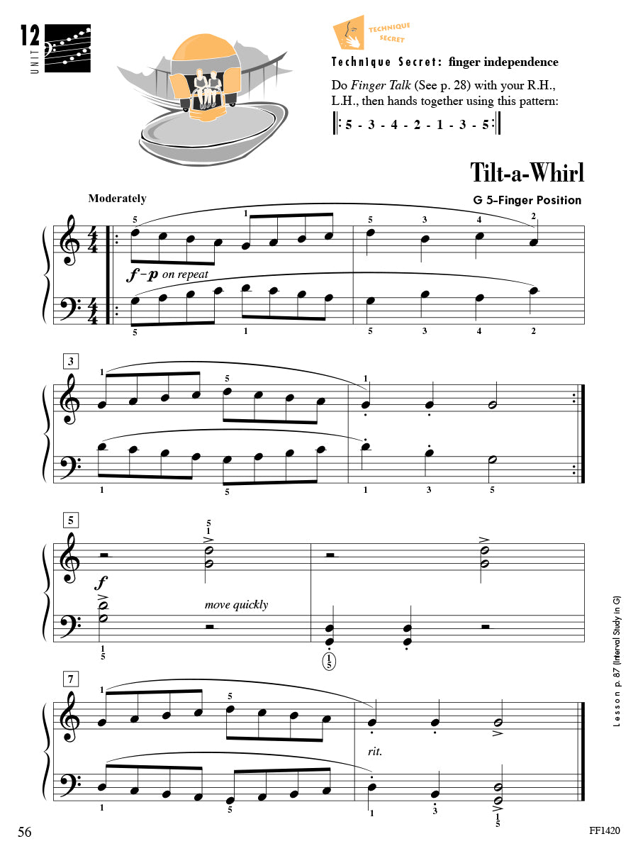 Accelerated Piano Adventures® Technique & Artistry Book 1