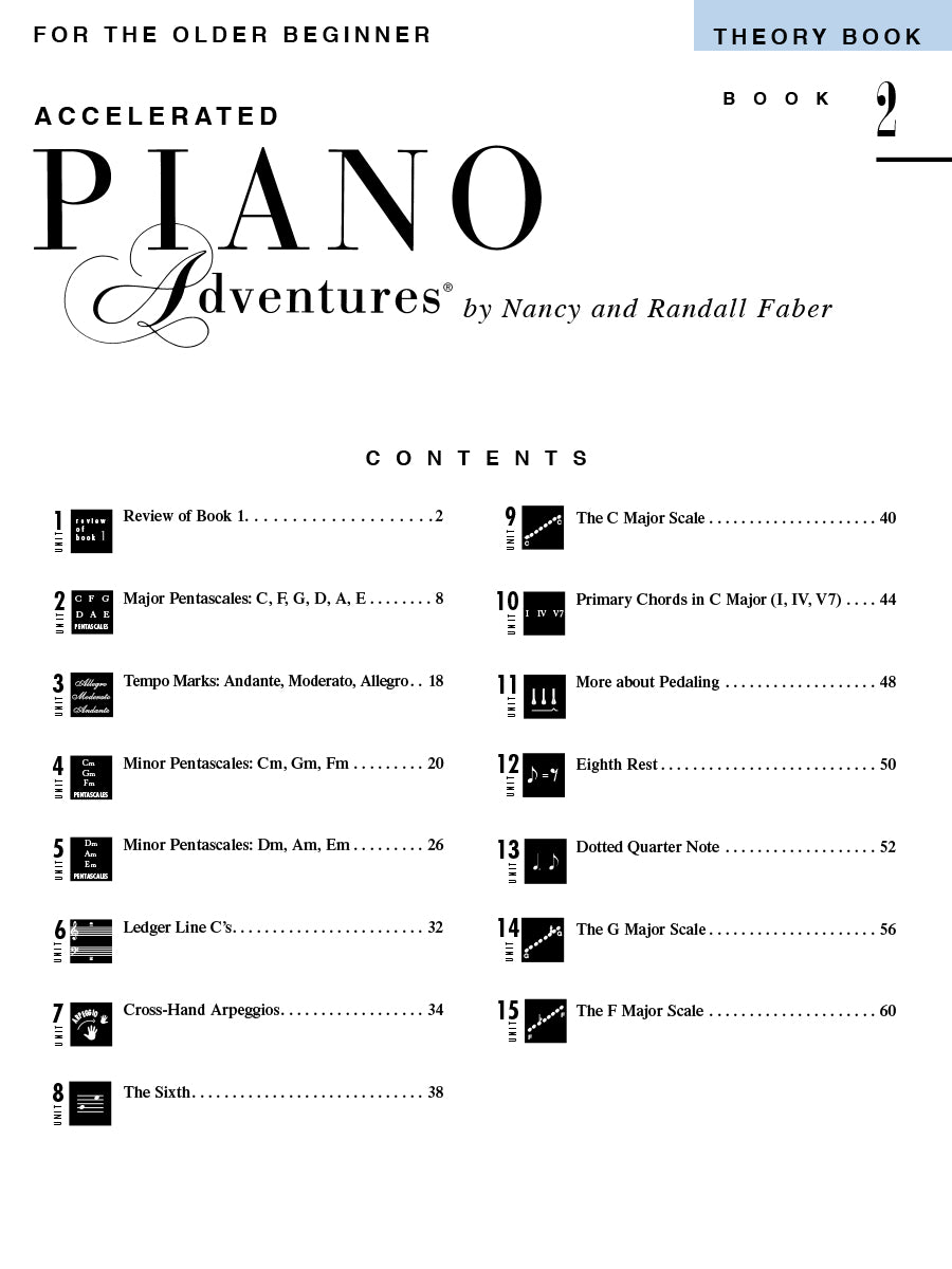Accelerated Piano Adventures® Theory Book 2