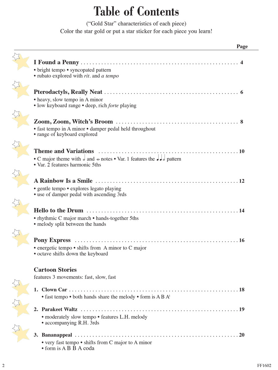 Piano Adventures® Primer Level Gold Star Performance Book