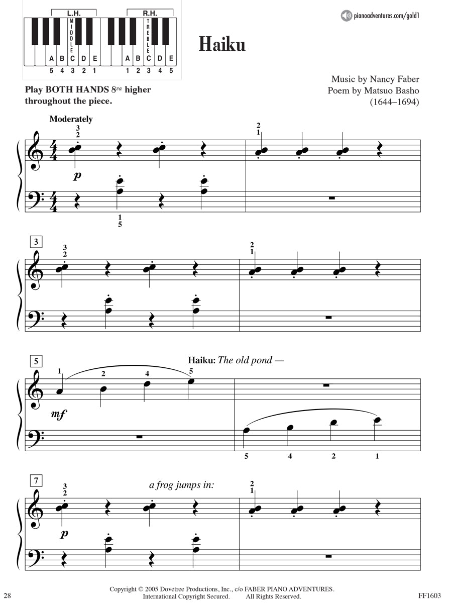 Piano Adventures® Level 1 Gold Star Performance Book