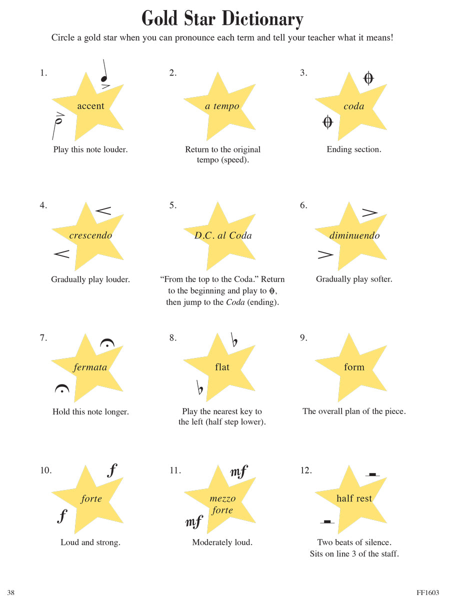 Piano Adventures® Level 1 Gold Star Performance Book