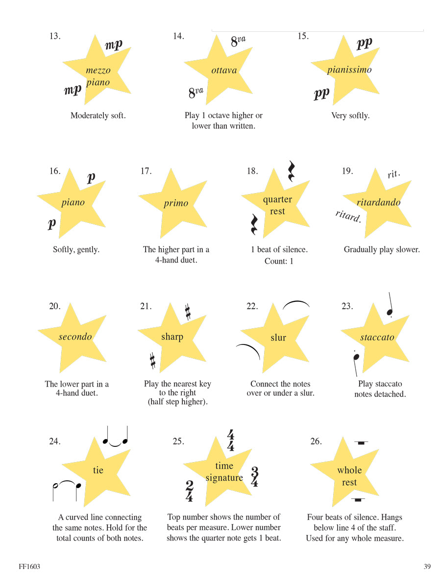 Piano Adventures® Level 1 Gold Star Performance Book