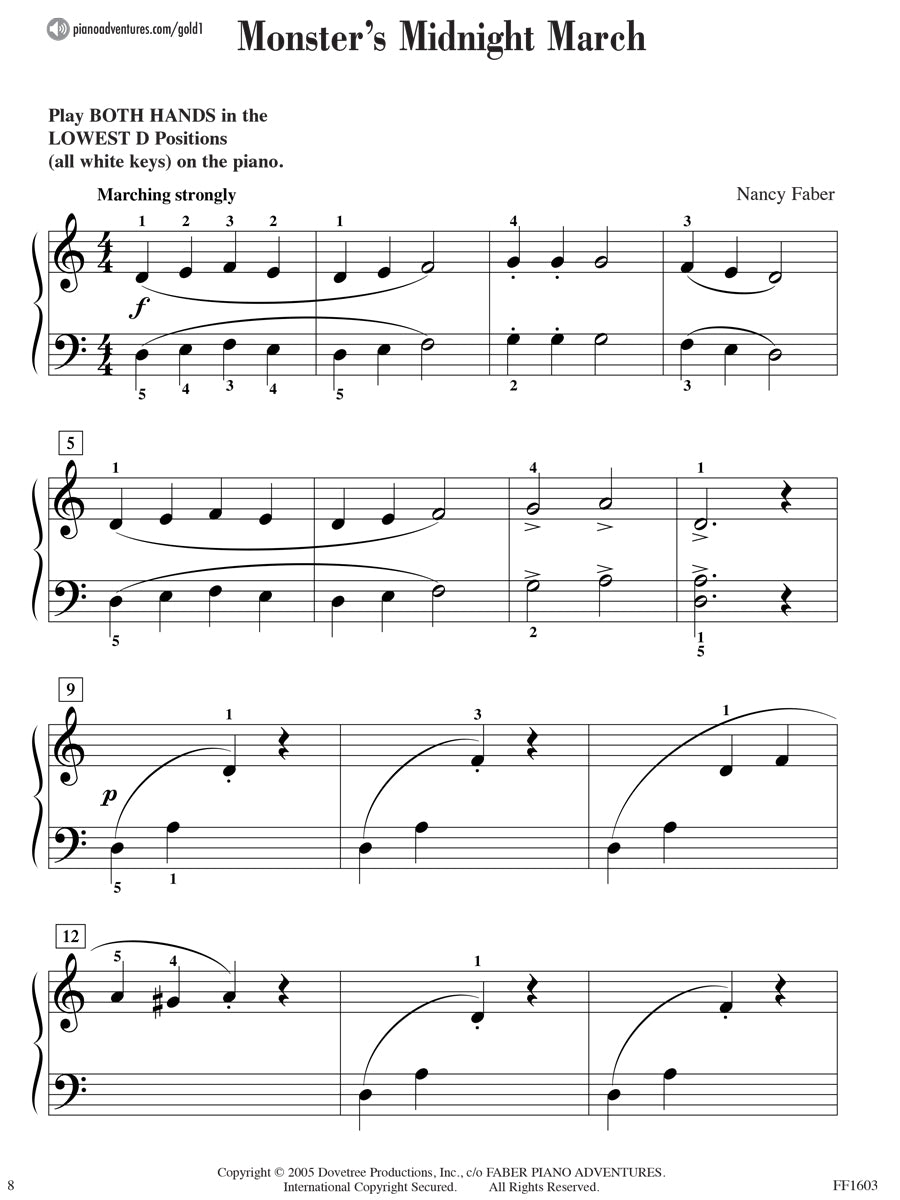 Piano Adventures® Level 1 Gold Star Performance Book