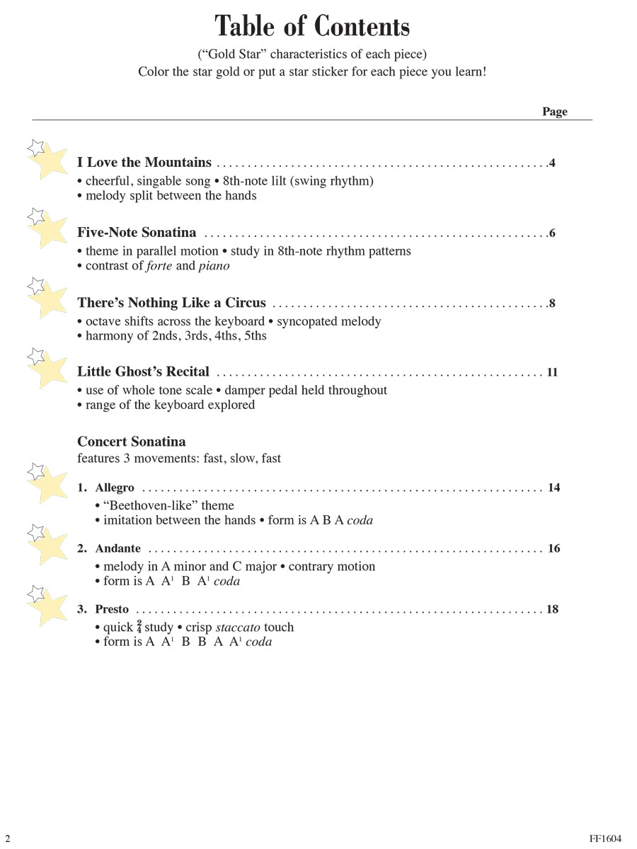 Piano Adventures® Level 2A Gold Star Performance