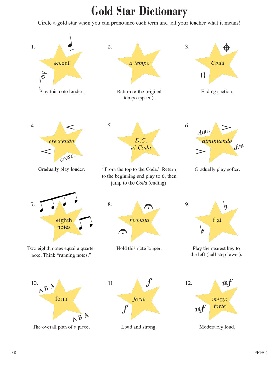 Piano Adventures® Level 2A Gold Star Performance