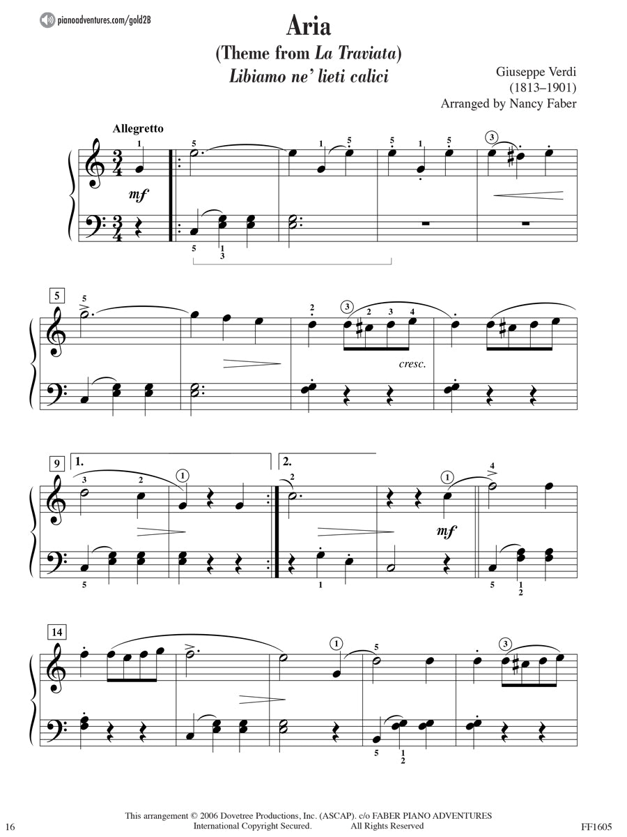 Piano Adventures® Level 2B Gold Star Performance