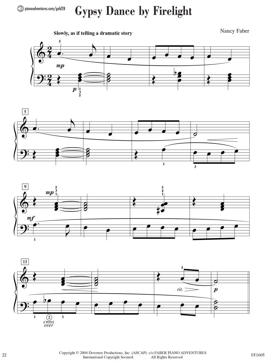 Piano Adventures® Level 2B Gold Star Performance