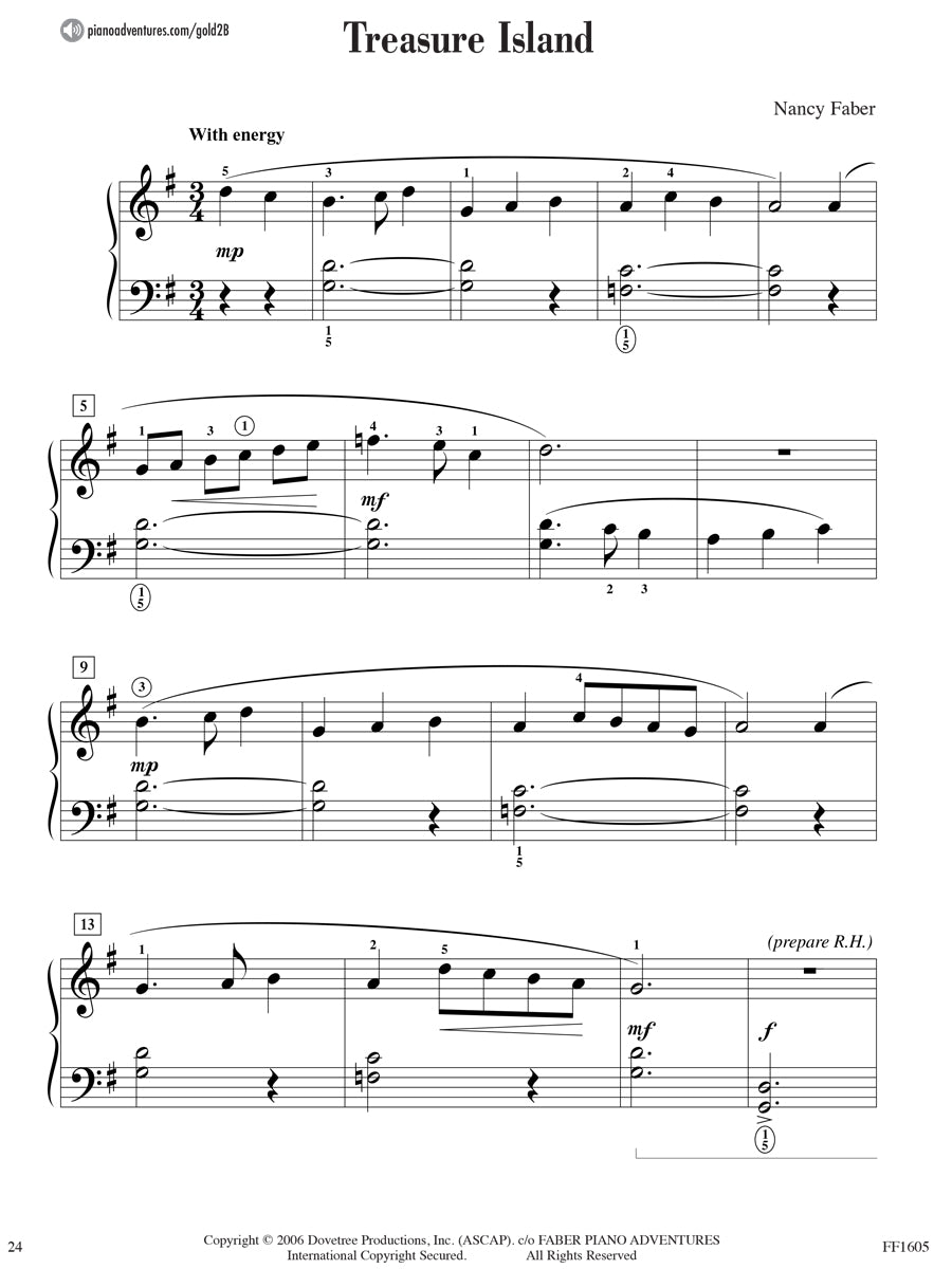 Piano Adventures® Level 2B Gold Star Performance