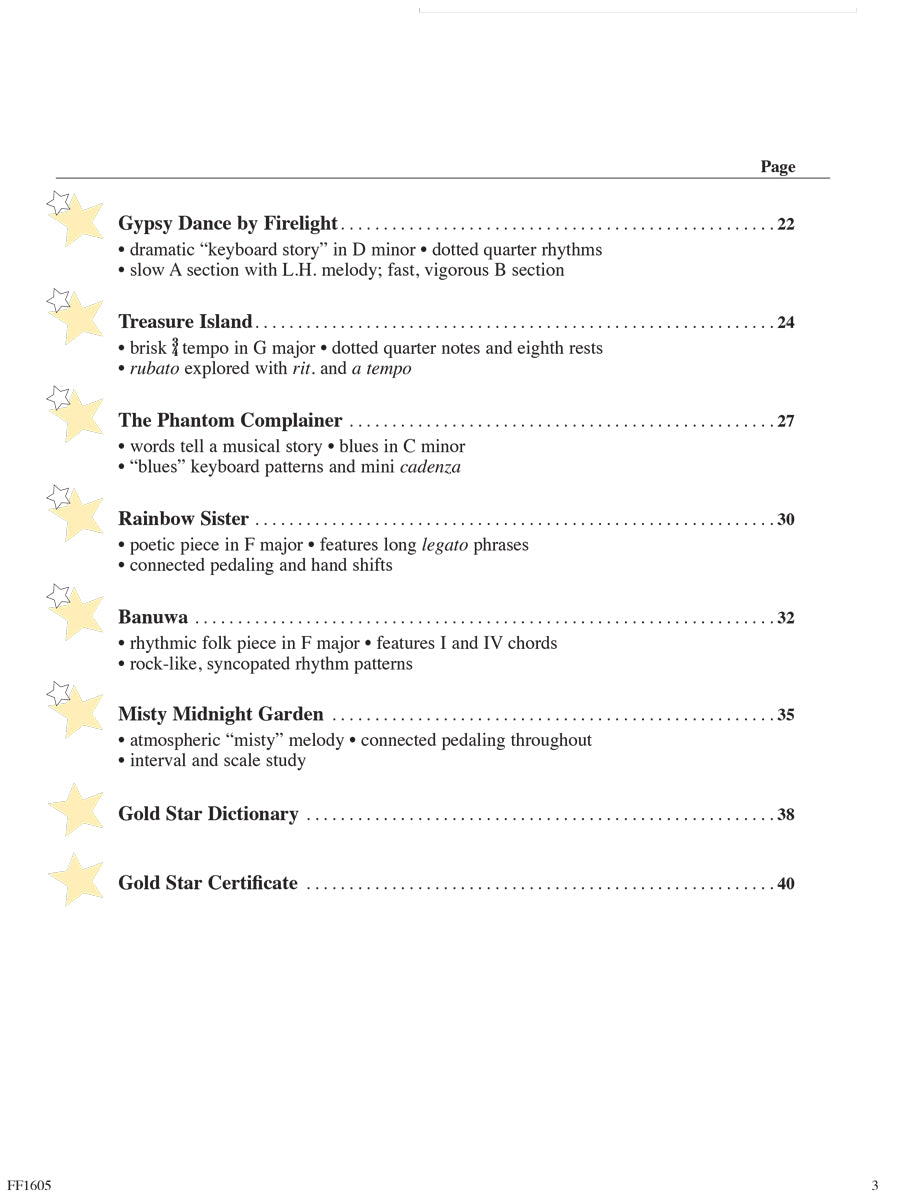 Piano Adventures® Level 2B Gold Star Performance