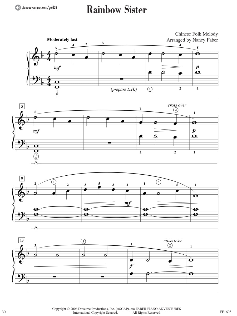 Piano Adventures® Level 2B Gold Star Performance