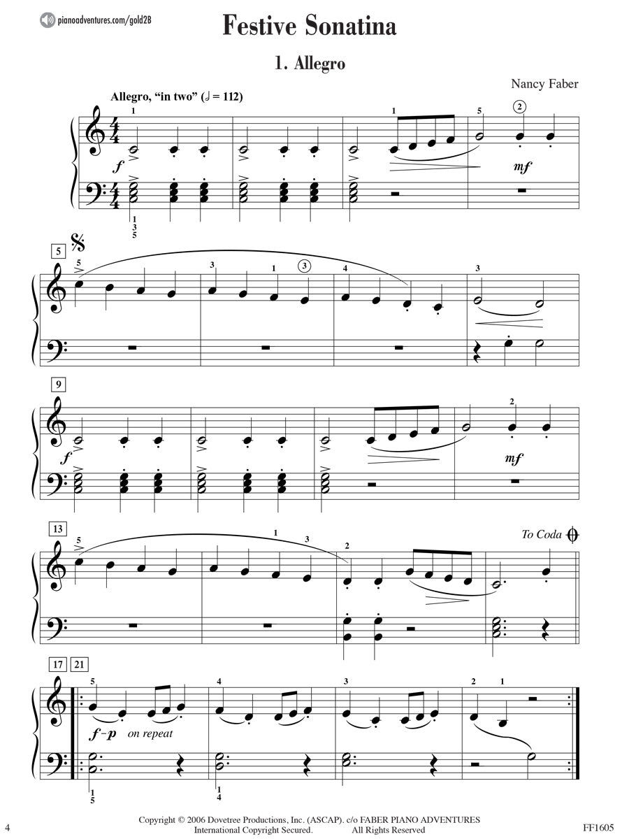 Piano Adventures® Level 2B Gold Star Performance