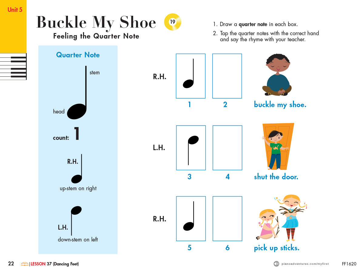 My First Piano Adventure® Writing Book A