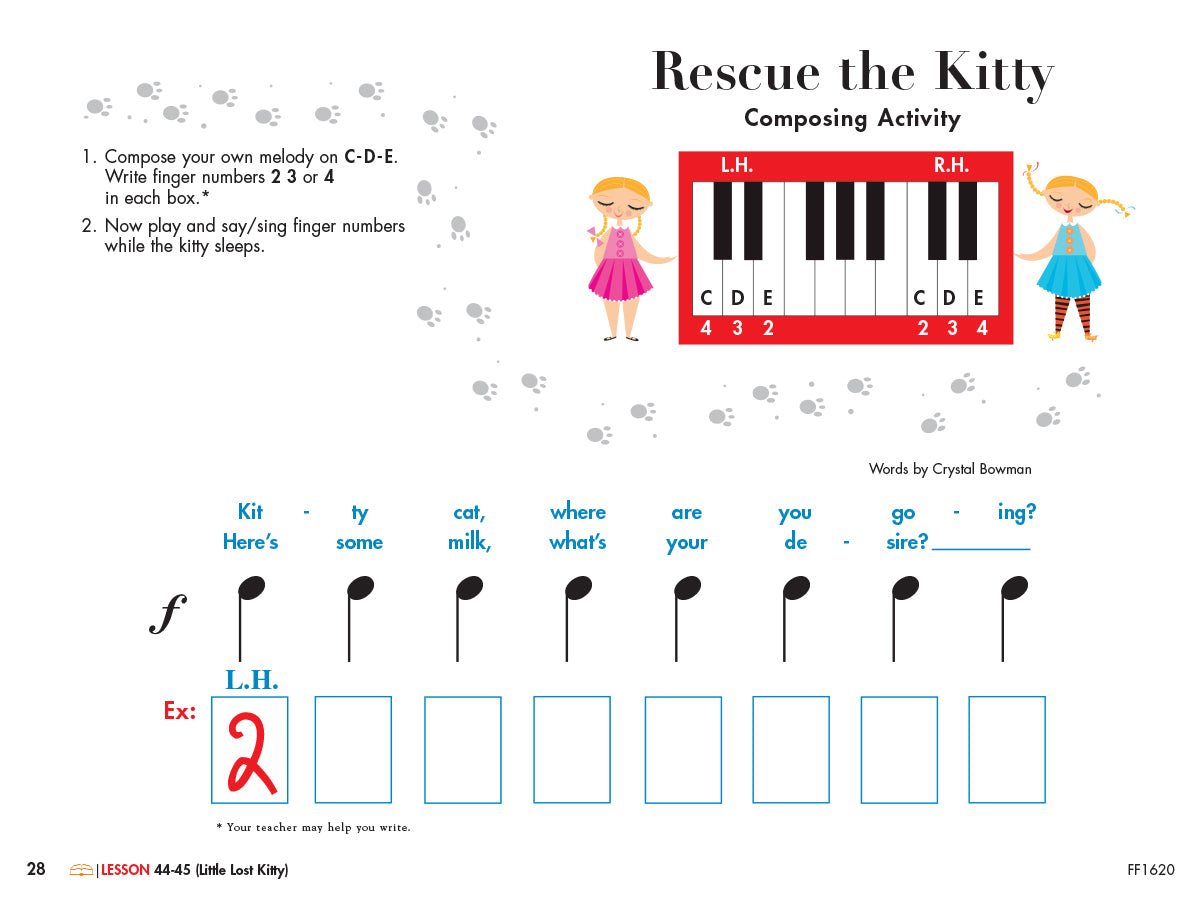 My First Piano Adventure® Writing Book A