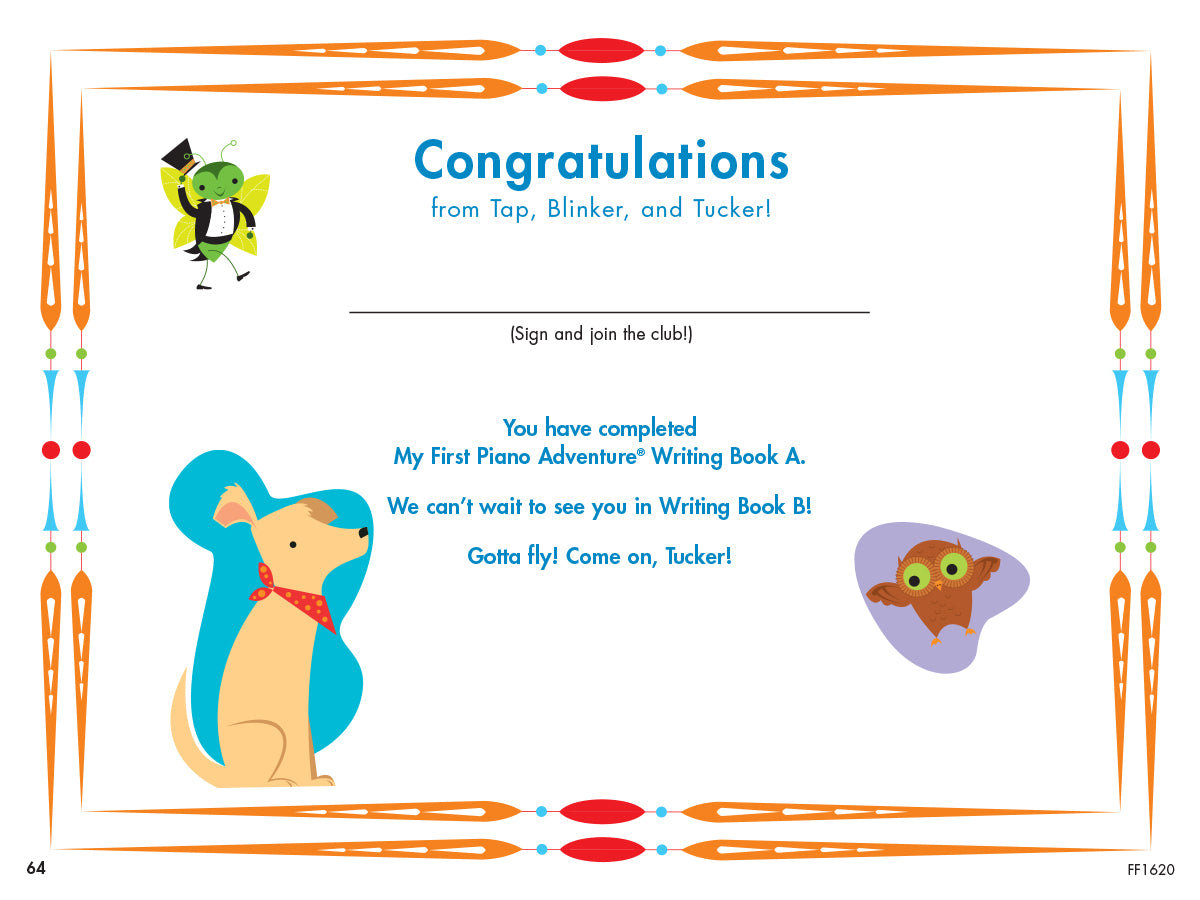 My First Piano Adventure® Writing Book A