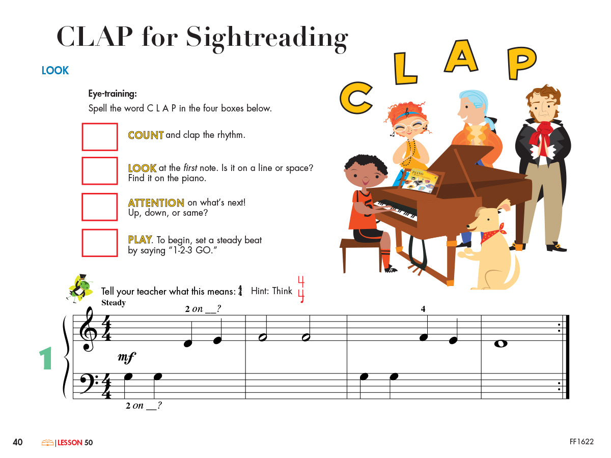 My First Piano Adventure® Writing Book B