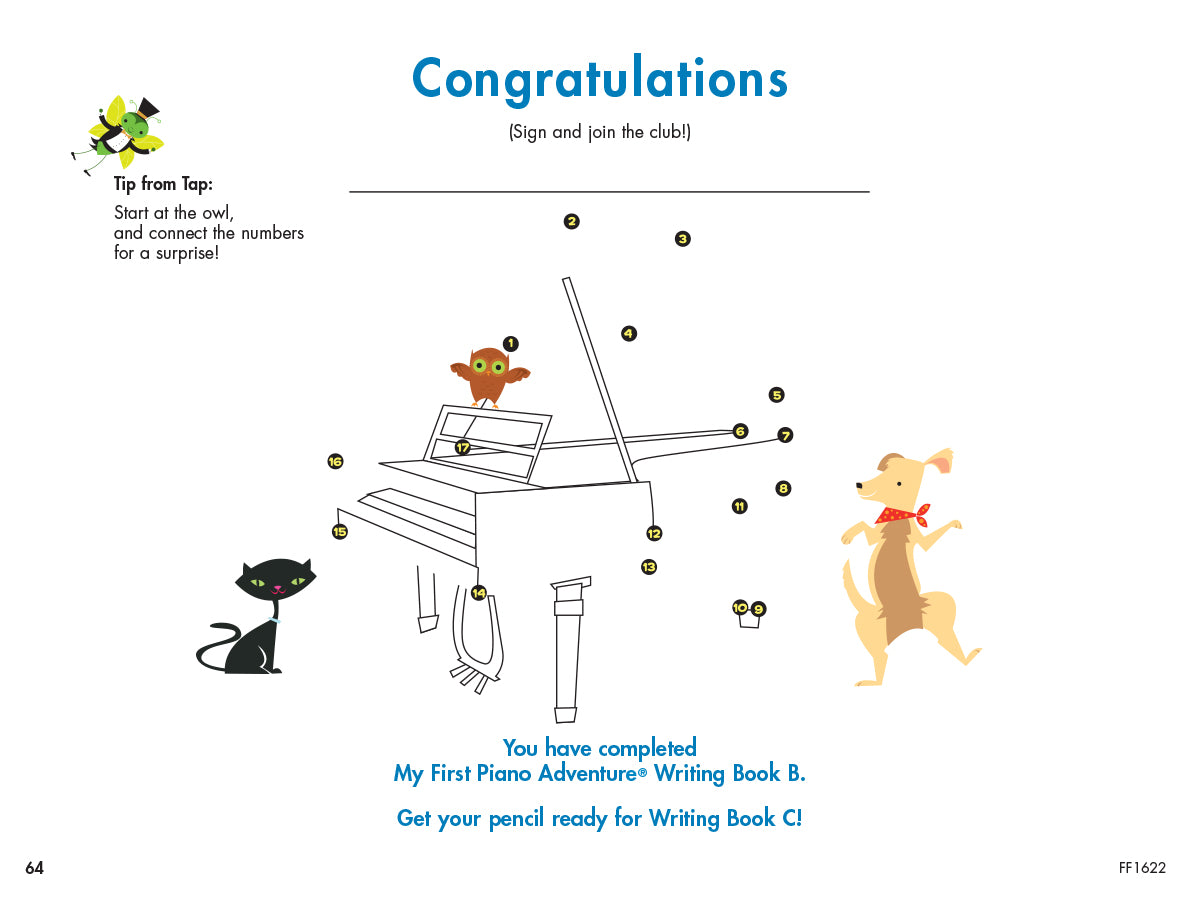 My First Piano Adventure® Writing Book B