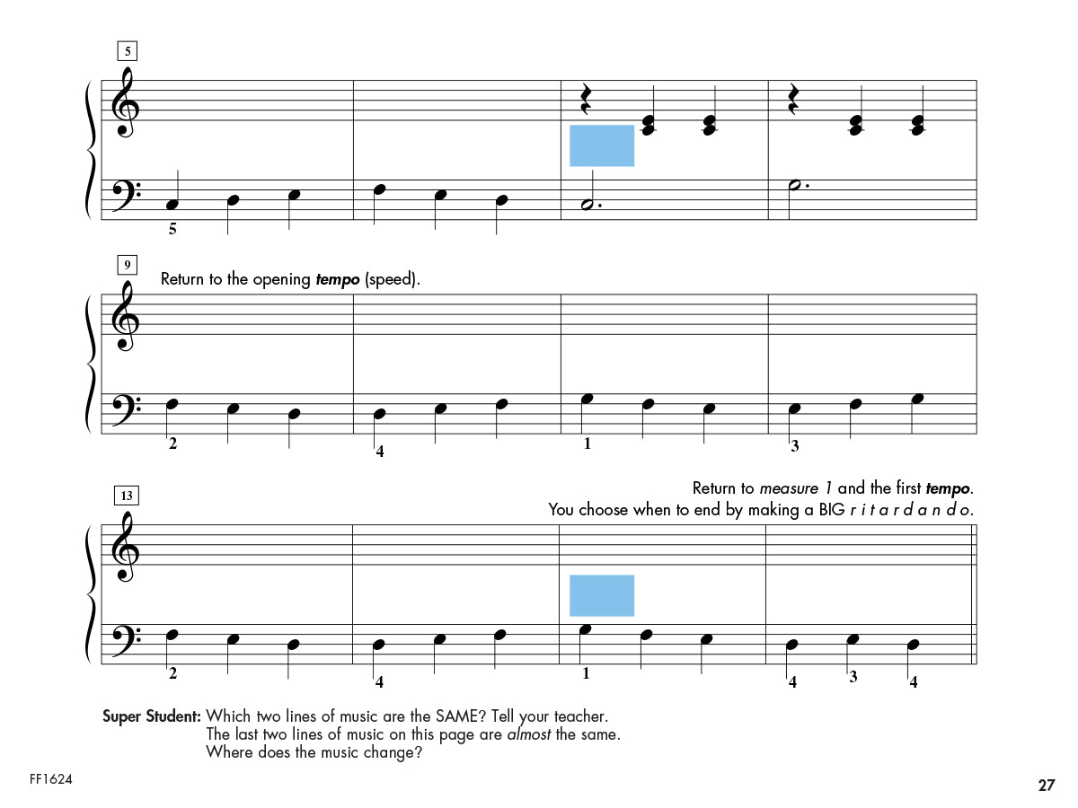 My First Piano Adventure® Writing Book C