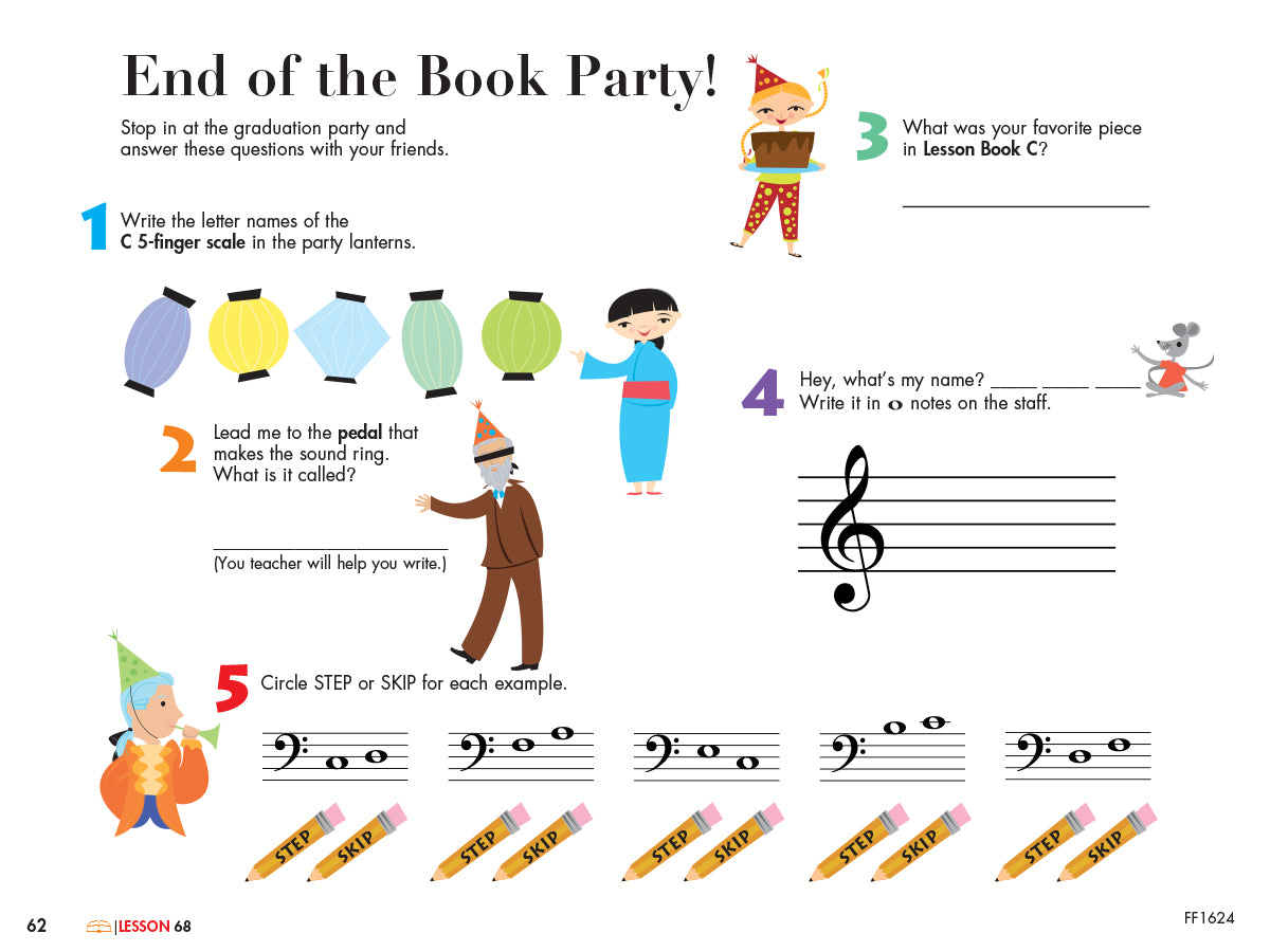 My First Piano Adventure® Writing Book C