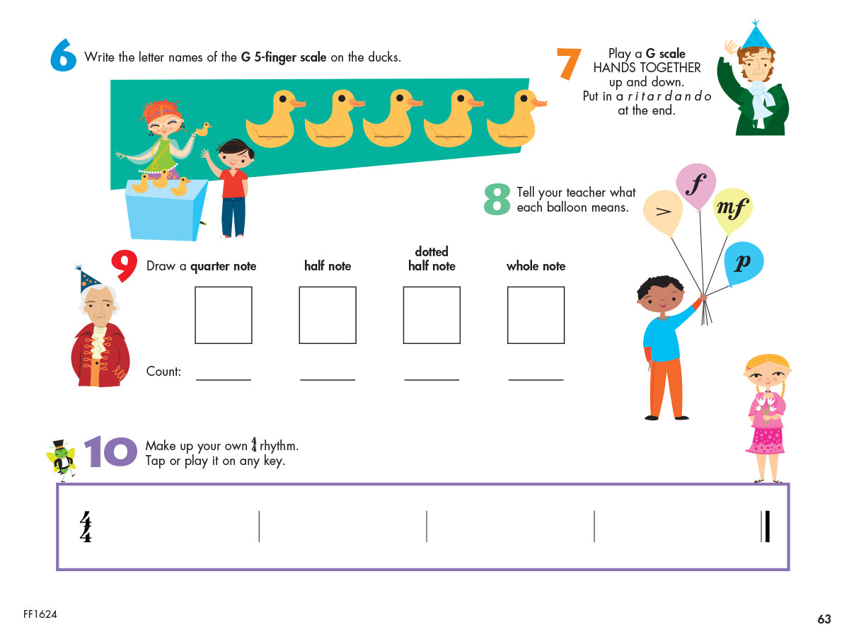 My First Piano Adventure® Writing Book C