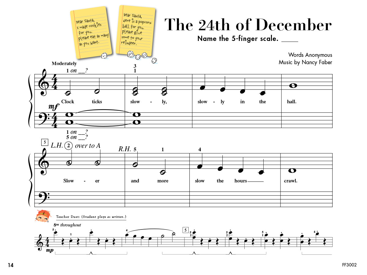 My First Piano Adventure® Christmas Book B