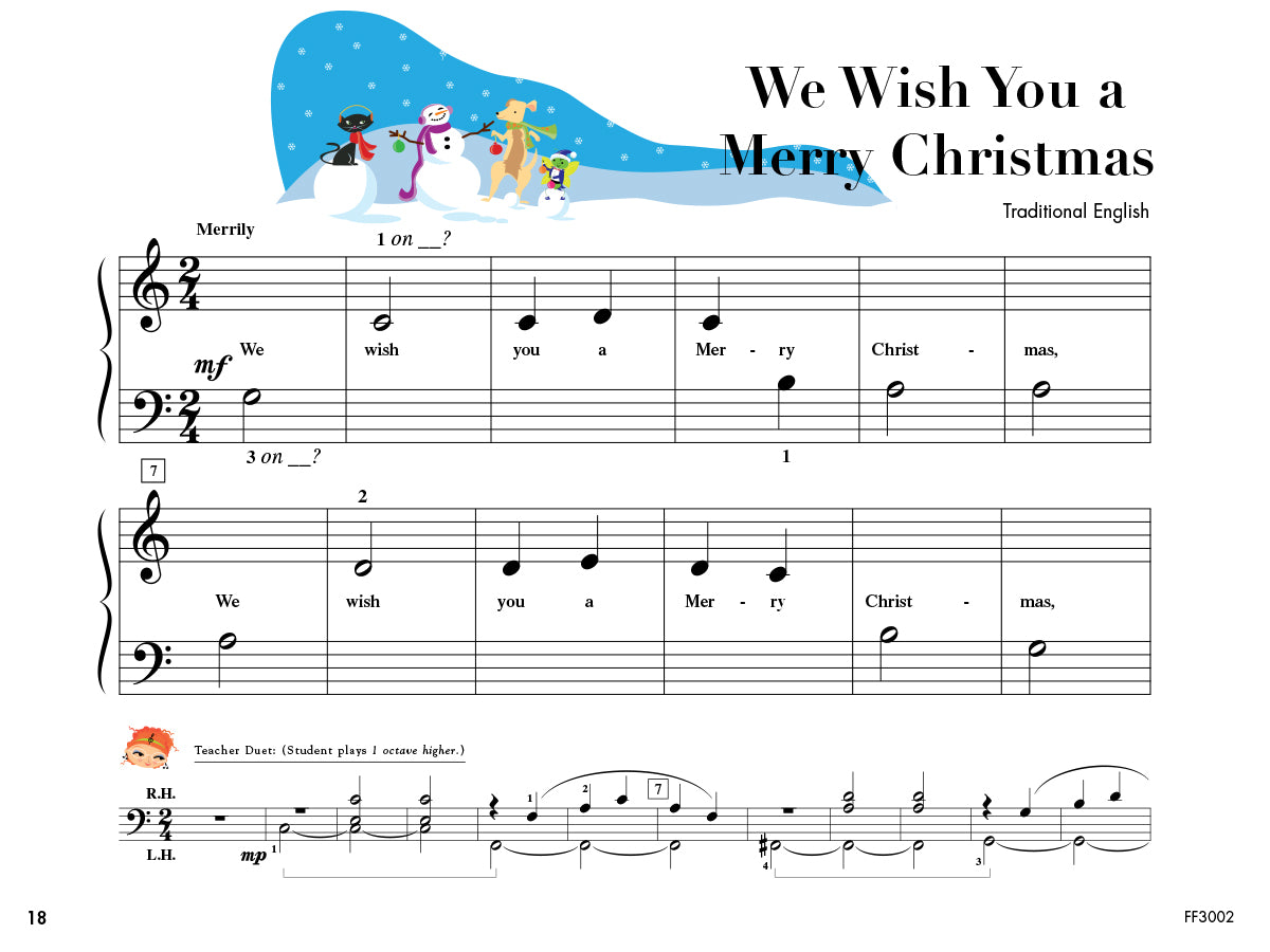 My First Piano Adventure® Christmas Book B