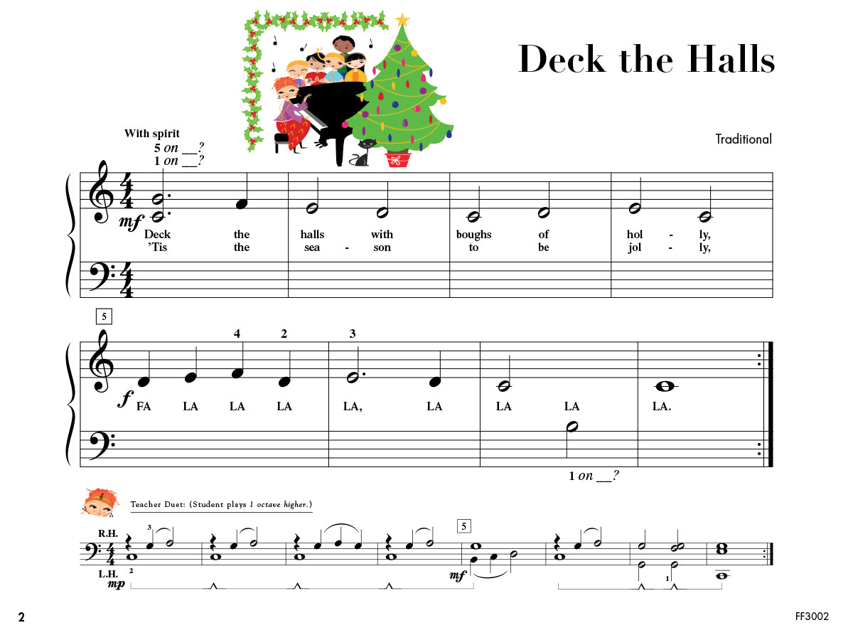 My First Piano Adventure® Christmas Book B