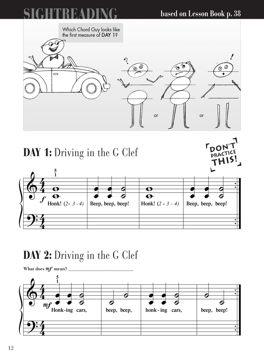 Piano Adventures® Primer Level Sightreading Book