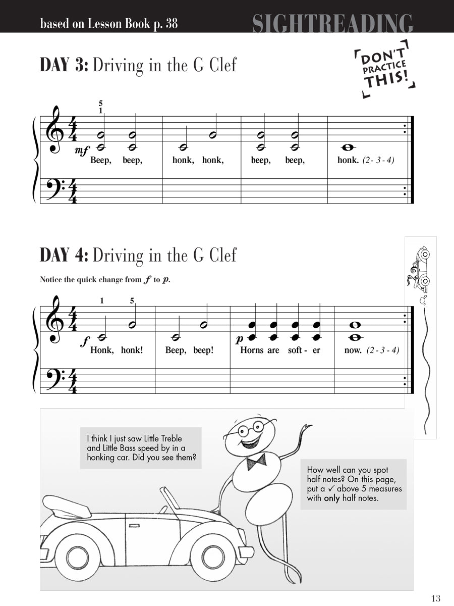 Piano Adventures® Primer Level Sightreading Book