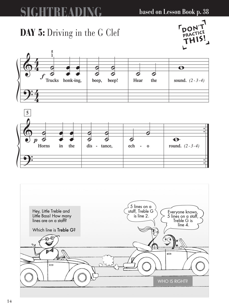 Piano Adventures® Primer Level Sightreading Book