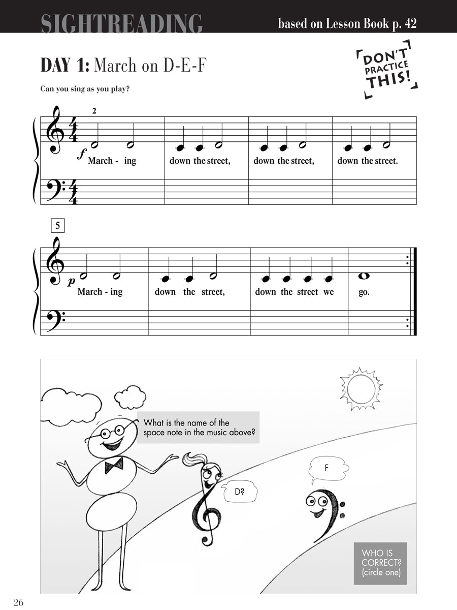 Piano Adventures® Primer Level Sightreading Book