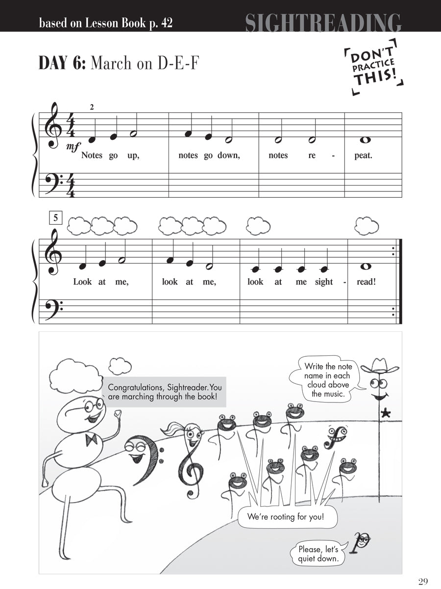 Piano Adventures® Primer Level Sightreading Book
