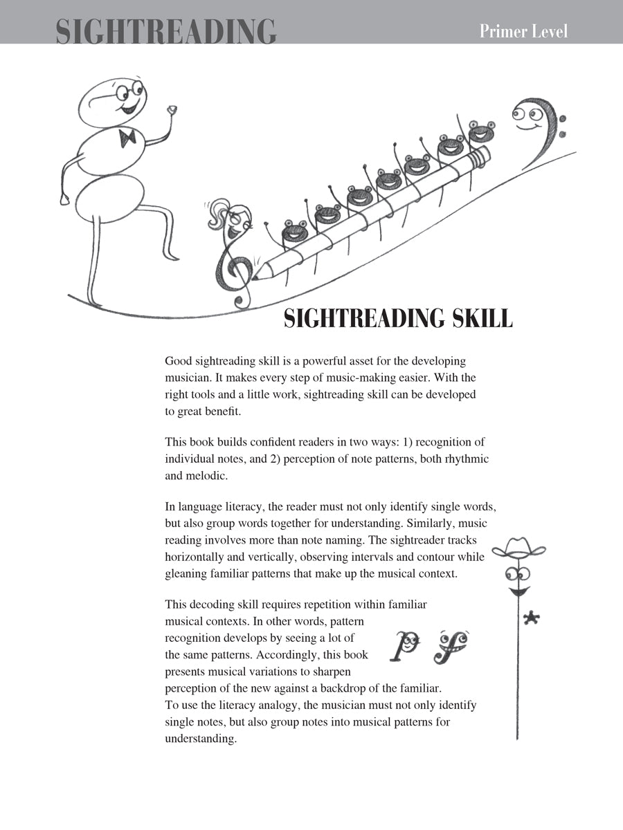 Piano Adventures® Primer Level Sightreading Book