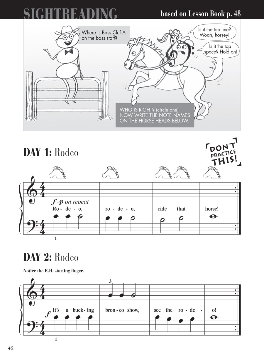 Piano Adventures® Primer Level Sightreading Book