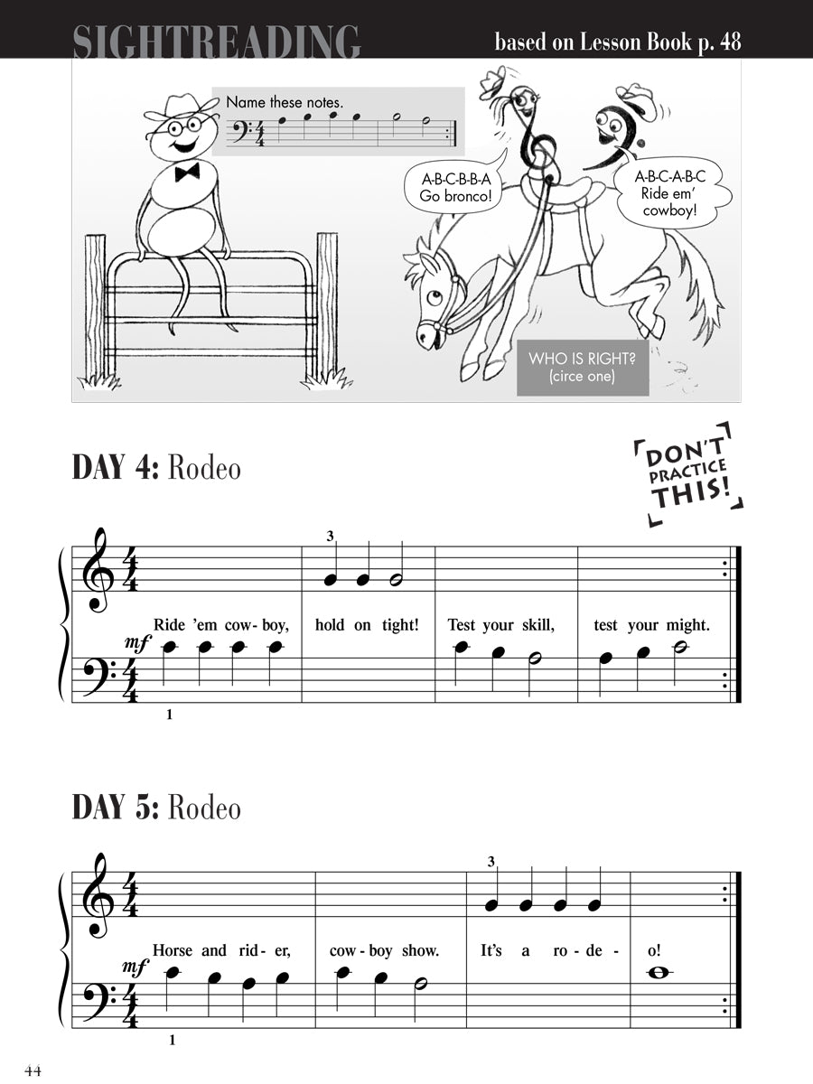 Piano Adventures® Primer Level Sightreading Book