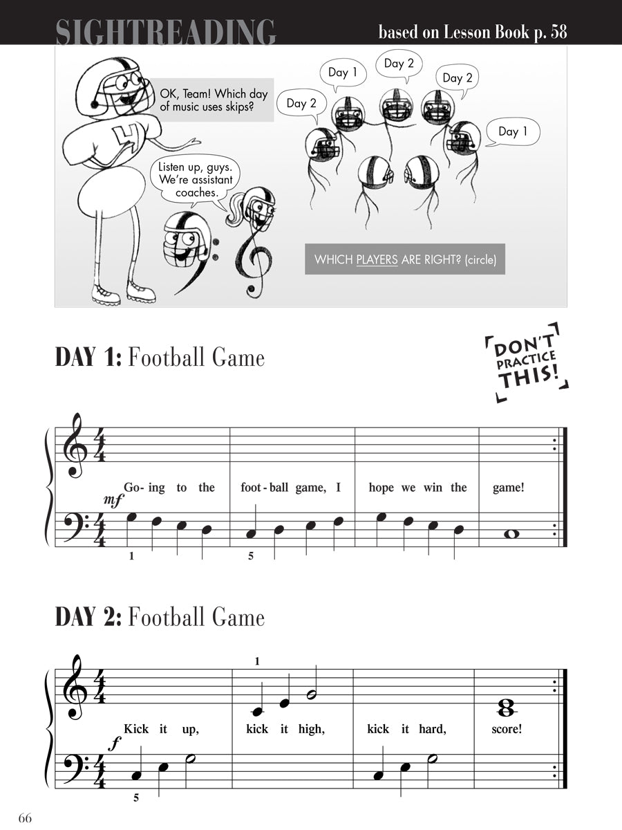 Piano Adventures® Primer Level Sightreading Book