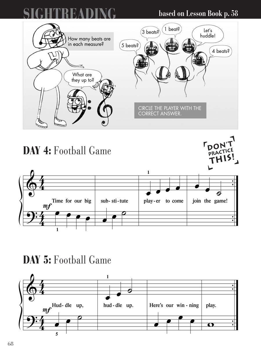 Piano Adventures® Primer Level Sightreading Book